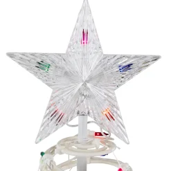 Discount Set of 3 Lighted Multi-Color Spiral Christmas Trees - 3', 4', and 6' Spiral
