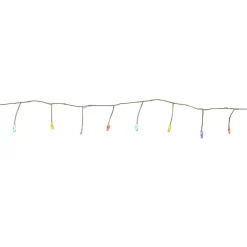 Set of 40 Multi-Color LED Fairy Christmas Lights with Remote Control 6’ Battery Operated