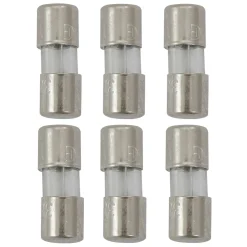Set of 6 Replacement Fuses For Mini Christmas Lights, 3 Amps Accessories