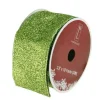 Sale Shimmering Lime Green Solid Wired Christmas Craft Ribbon - 2.5" x 10 Yards Ribbons & Bows