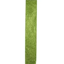Sale Shimmering Lime Green Solid Wired Christmas Craft Ribbon - 2.5" x 10 Yards Ribbons & Bows