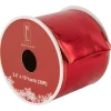 Best Shimmering Red Wired Craft Christmas Ribbon 2.5" x 10 Yards Ribbons & Bows