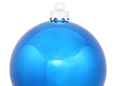 Outlet Shiny Blue Drilled Shatterproof Christmas Ball Ornament 2.75" (70mm) Shatterproof Balls|Ball Ornaments