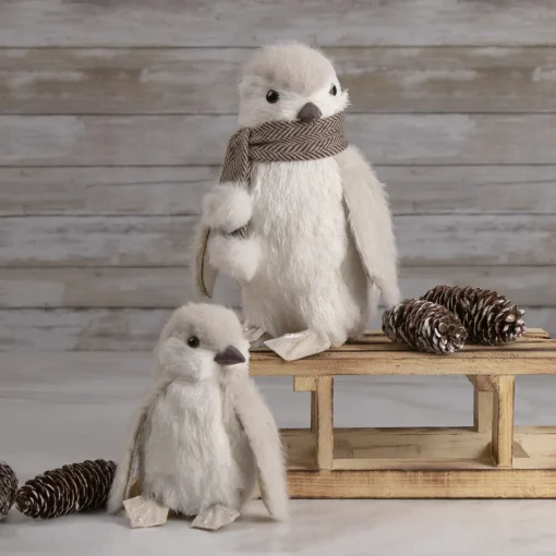 Sale Sisal Penguin with Scarf Christmas Figure - 8" Animals