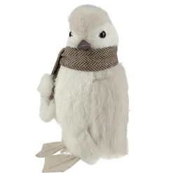 Sale Sisal Penguin with Scarf Christmas Figure - 8
