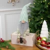 Online Sitting Gnome With Chevron Outfit Christmas Figure - 13.75" Gnomes