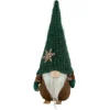 Hot Skiing Gnome with Snowflake Knitted Hat Christmas Decoration - 12.5" Gnomes