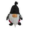 Online Smiling Gnome Christmas Figure - 9.5" - Charcoal Gray Gnomes
