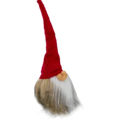 Sale Smirking Gnome with Long Beard and Tall Pointy Hat Christmas Figure - 11" Gnomes