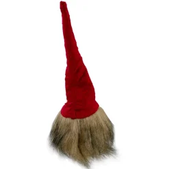 Sale Smirking Gnome with Long Beard and Tall Pointy Hat Christmas Figure - 11