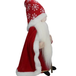 Clearance Snowflakes Santa Gnome with Cape Christmas Figure - 14.5