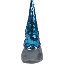 Outlet Standing Christmas Gnome Decoration with Flip Sequin Hat - 13.5