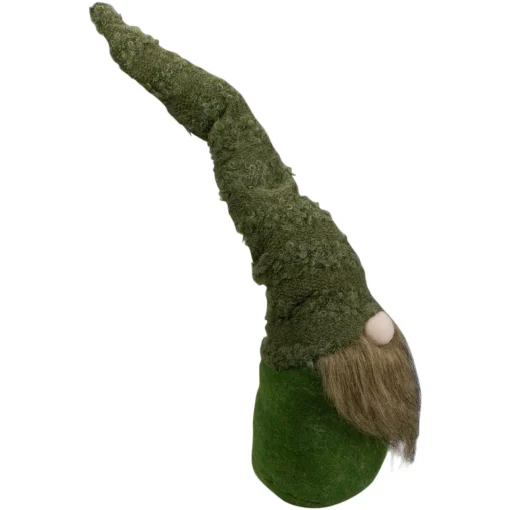 Sale Standing Forest Gnome Christmas Figure with Bendable Hat - 21" - Green Gnomes
