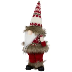 Standing Gnome with Knitted Outfit Christmas Figure - 19