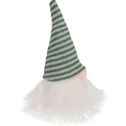 New Striped Knitted Gnome Head Christmas Figure - 5.5