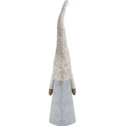 Discount Tall Cone Gnome with Buttoned Plaid Christmas Tree Figure - 21
