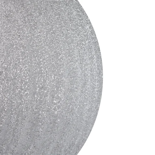 Sale Tinsel Inflatable Christmas Ball Ornament Outdoor Commercial Decoration - 19.5" - Silver Commercial
