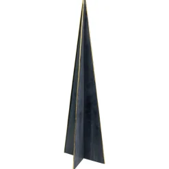 Sale Triangular Christmas Tree Decoration - 20" - Blue and Gold Trees