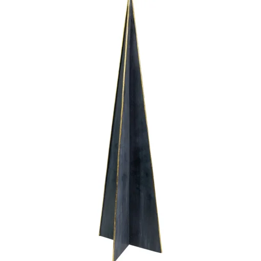 Sale Triangular Christmas Tree Decoration - 20" - Blue and Gold Trees