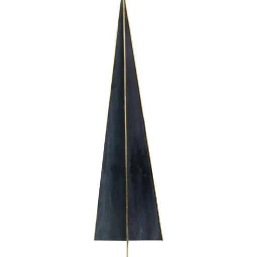 Sale Triangular Christmas Tree Decoration - 20" - Blue and Gold Trees