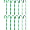Sale Twist Candy Cane Christmas Ornaments - 6" - Green and White - 12 ct Food & Beverage