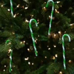 Sale Twist Candy Cane Christmas Ornaments - 6