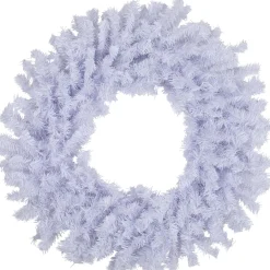 Hot White Crystal Spruce Artificial Christmas Wreath - 20" - Unlit Unlit