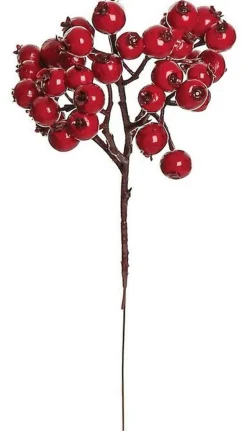 Sale Wild Berry Artificial Christmas Pick - 10" Sprays, Picks & Branches