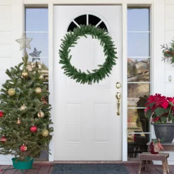 Hot Winona Fir Artificial Christmas Wreath, 36-Inch, Unlit Unlit