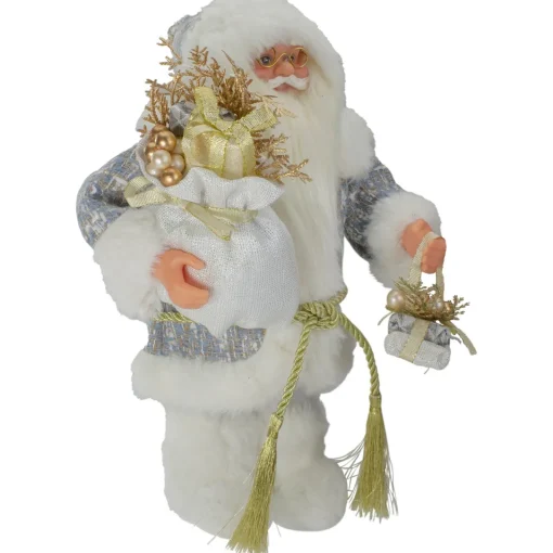 Sale Winter Frost Santa Claus Standing Christmas Figure - 12" Santa Claus
