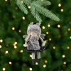 Outlet Winter Girl Angel Hanging Christmas Figure Ornament - 8.5" Angels & Cherubs