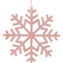 Outlet Wooden Snowflake Christmas Ornaments - 4.75