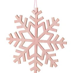 Outlet Wooden Snowflake Christmas Ornaments - 4.75